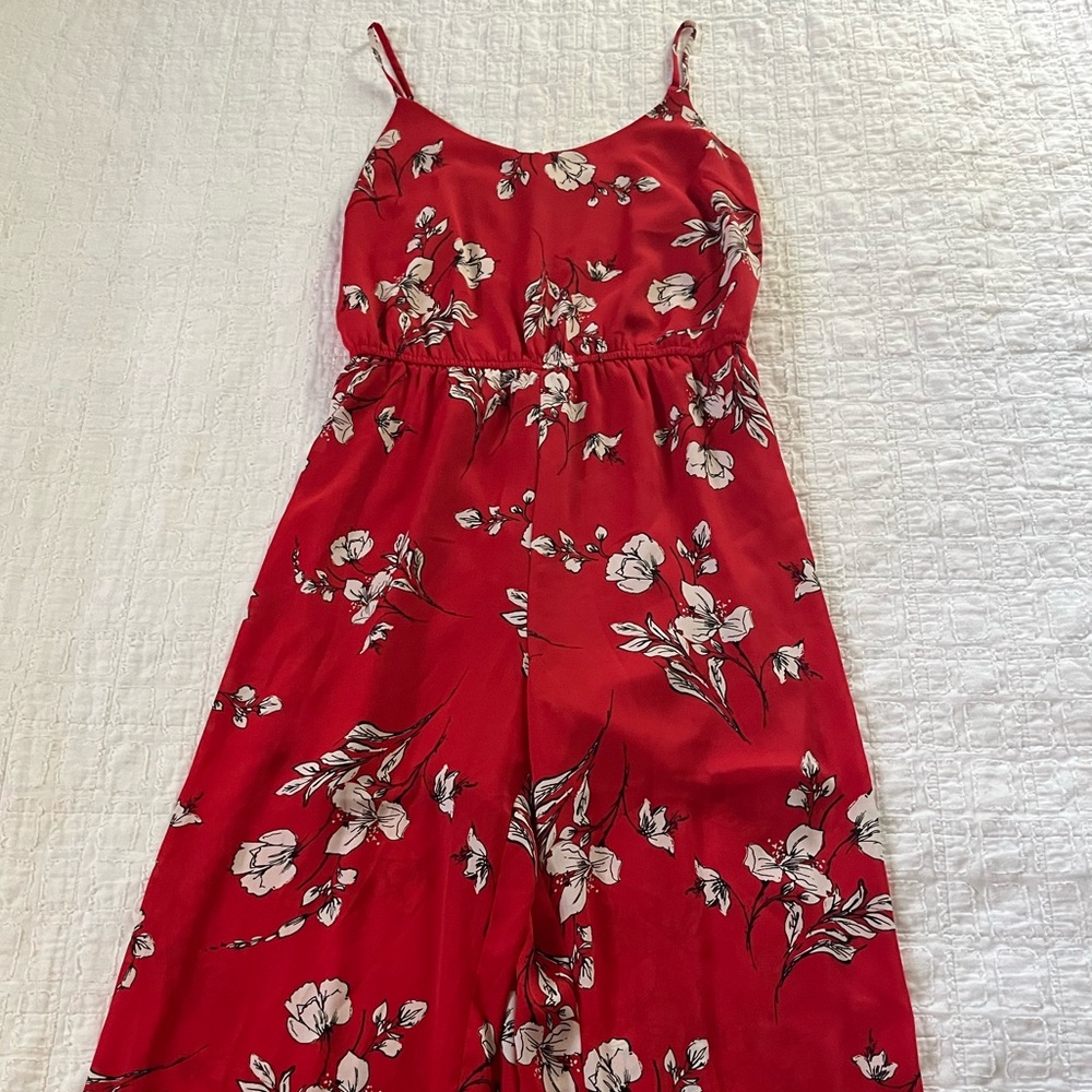 Jumpsuit, floral pattern
